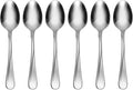 Oneida Flight Teaspoons Silverware Set for 6, Flatware | mirror finish, dishwasher safe | cutlery set for kitchen and dining, utensil set, kitchen gifts for women, heavy duty