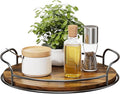 LAMU Lazy Susan Organizer, 11'' Lazy Susan Turntable for Cabinet, Table Top, Kitchen, Countertop, Bathroom, Pantry, Spice Organization, Wooden,1 Pack