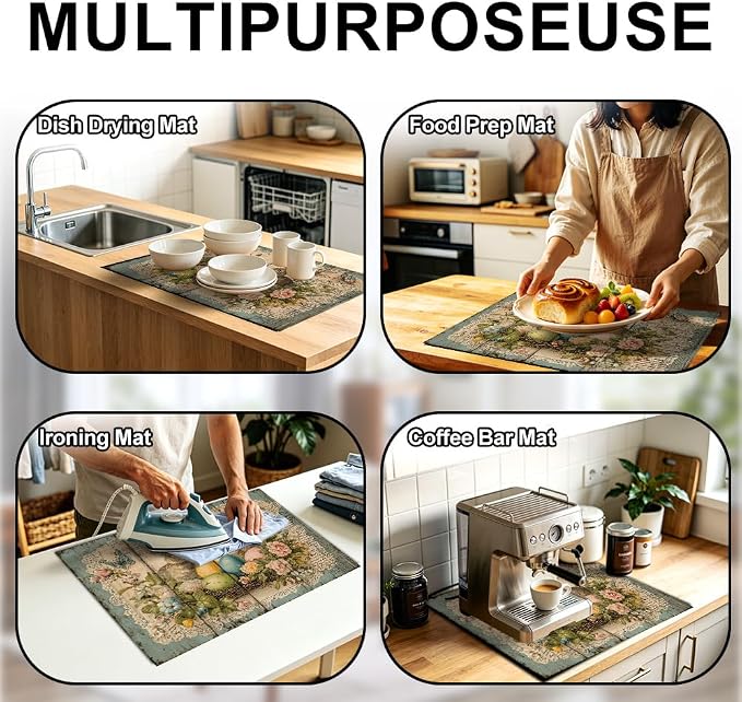 Stove Top Cover for Electric Stove 28.4 x 20.5 Inch Non Slip Stove Mat Oil Proof Easter Bunny Eggs Glass Cooktop Protector Kitchen Mat