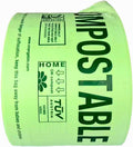OrangeBio Compostable Produce Bags, 15 x 18 Inches, 250 Count, Single Roll, Holds Up to 20 lbs, BPI Certified ASTM D6400 & TÜV OK Compost Home Certified