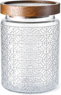 Adodeen Glass Storage Containers With Lids, Glass Jars With Lids, 24OZ | Airtight Glass Food Storage Containers, Kitchen Canisters For Sugar, Coffee, Tea, Spice, Flour, Candy, Pasta, Cereal