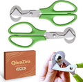 2 Pcs Quail Egg Scissors Cutter Stainless Steel Egg Shell Opener Tool for Small Bird Eggs Shape Kitchen Gadgets for Pigeon Quail Eggs Peeler Scissor Tool