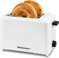 Elite Gourmet ECT-1027 Cool-Touch Toaster, Extra-Wide 1.5" Slots, White | 7 Toast Settings & Cancel Function, Slide-Out Crumb Tray, Fits Bagels, Waffles, Specialty Breads, Puff Pastry & Snacks