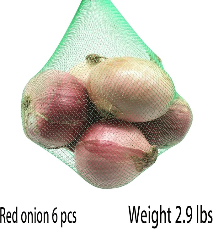 100Pcs Reusable Mesh Green Nylon Netting with Bags,15.7 Inch Reusable Nylon Mesh net Produce Grocery Toys Fruits Vegetables Storage Bags (100)