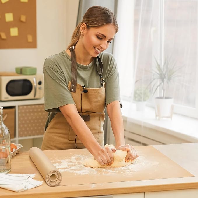 Silicone Baking Mat Roll, Sub Roll Mats,Non-slip Silicone Pastry Mat, Silicone Mat for Kitchen Counter, Non-Stick Reusable Air Fryer Linner, Oven Mat Oven Liner, Freeze Dryer Mat