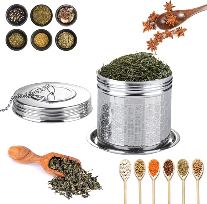 Tea Infuser Tea Strainer for Loose Tea, Stainless Steel Tea Ball | Spice Infuser 11cm/4.3 inch