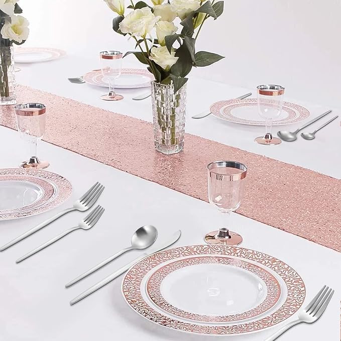 Matte Silverware Set, VANVRO 40-Piece Stainless Steel Flatware Set, Satin Finish tableware Cutlery Set, Service for 8, Home and Restaurant, Dishwasher Safe