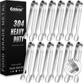 12 PCS Mini Serving Tongs, 6 Inch Small Sugar Tongs, Stainless steel Small Kitchen Tiny Food Tongs for Serving Food, Coffee Bar, Tea Party, Desserts Party and Ice Bucket