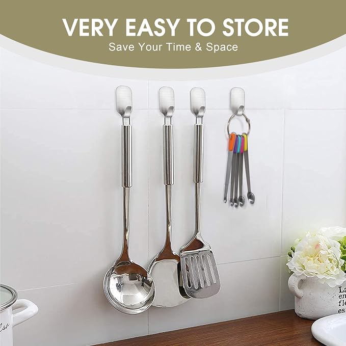 2Pack Small Measuring Spoon Set with Multi-Color Silicone Grip | Food-Grade Stainless Steel, High Precision, Dishwasher-Safe, Easy-Read Markings, Multi-Purpose, Lightweight & Durable