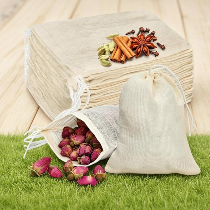 Pangda 15 Pcs Muslin Bags 22 x 24 Inch, Large Cotton Drawstring Bags Fabric Gift Pouches Bulk Reusable Grocery Pouches for Jewelry Party Favors Wrapping Home Storage DIY Craft