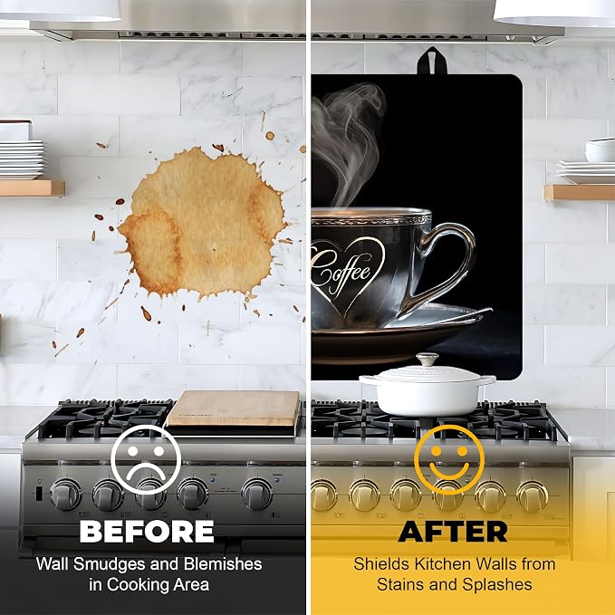 NYZE Stove Top Cover for Electric/Glass Stove, Flat Top Cooktop Protector, Electric Cooktop Cover, Extra Counter Space for Kitchen (Coffee)