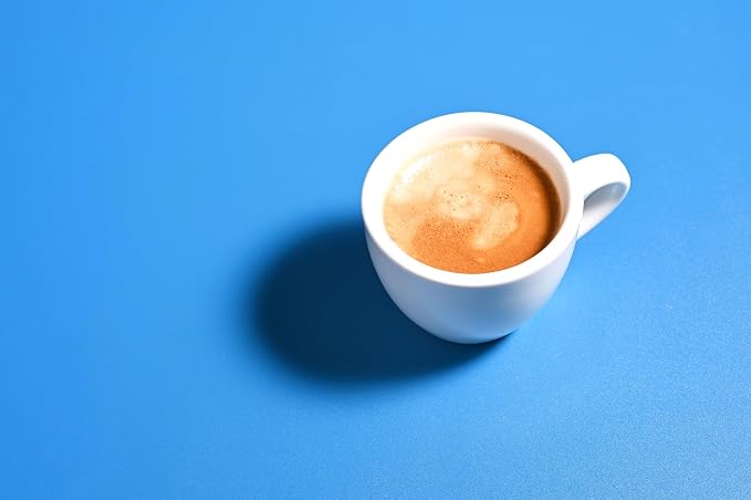 2.5 oz / 75 ml Pure White Ceramic Espresso Cups, Set of 2, Demitasse Espresso Mugs