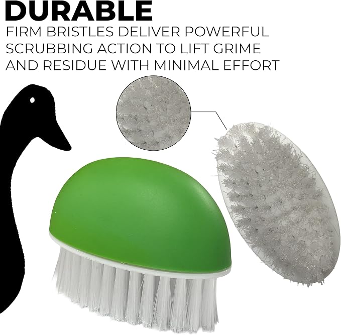 Set of 2 Black Duck Brand Vegetable Brushes! Tough Scrubber - Green - A Quality Everyday Essential!