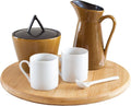 TB Home 10 Inch Bamboo Lazy Susan Turntable for Kitchen, Cabinet or Pantry | Keep spices, sauces, condiments, and seasonings within reach. Sized for kitchen cabinets, pantries, and countertops.