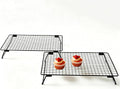 Cooling Racks for Cooking and Baking,13.4x9.4 Inch 2-Pack | This Durable Carbon Steel Wire Cooling Rack is Stackable, Ideal for Cookie Cooling, Roasting, and Making Jerky