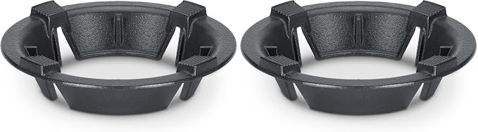 Craft Wok 4-Claw Cross Shape Cast Iron Wok Stand Heavy Ring Rack for Round Bottom Woks / 732W10C-4CLAW (Pack of 2)