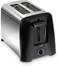 Hamilton Beach 2 Slice Toaster with Extra Wide Slots, Shade Selector, Auto-Shutoff, Cancel Button and Toast Boost, Black