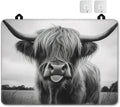 Stove Top Covers for Electric Stove,Highland Cow Flat Top Stove Cover,Rustic Farmhouse Heat Resistant Glass Top Stove Cover Protector Anti-Slip Range Covers, 28 x 20 Inch