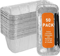 50-Pack Griddle Accessories for Blackstone - Grease Cup Liners Compatible with Blackstone 5017 Griddle, Aluminum Foil Drip Pan Disposable Grease Catcher Tray for 17, 22, 28, 36 Inch