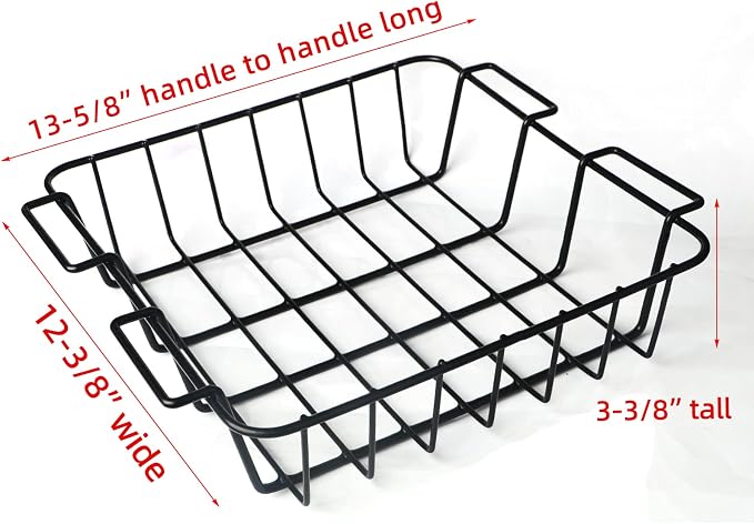 Cooler Basket for RTIC 65,Inside Dry-Goods Basket Compatible with Igloo Trailmate 50/52 Qt and Overland 50/72 Qt,Stainless Steel Wire Cooler Rack