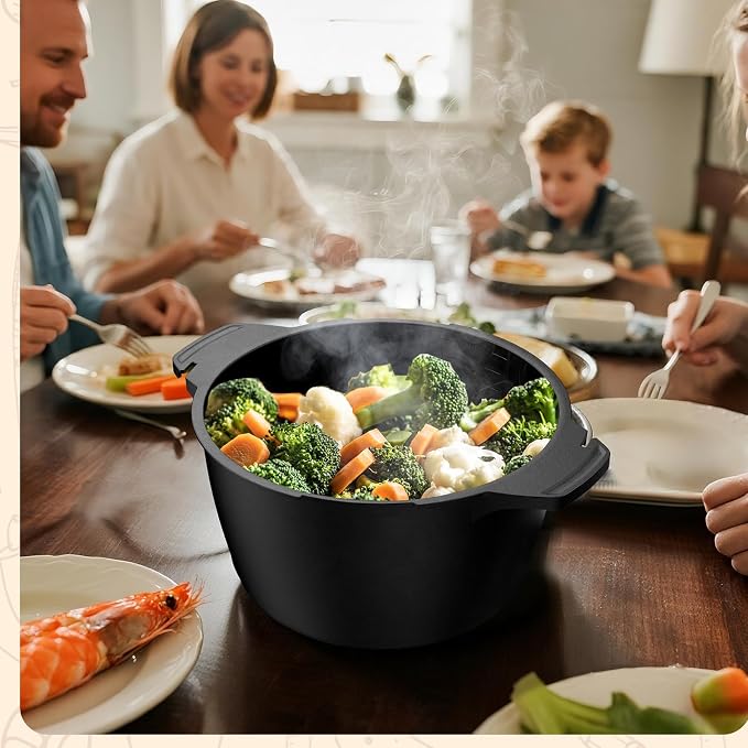 Small Microwave Cookware Steamer 1 Quart Vegetable Cooker for Cooking | Microwave Cooker with Food Container, Removable Filter and Lockab - BPA Free, Dishwasher Safe