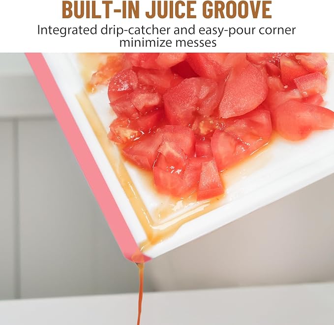 Cutting Board, Extra Large Cutting Boards for Kitchen Chopping Board with Juice Grooves, Kikcoin
