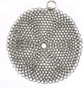 316 Premium Stainless Steel Cast Iron Cleaner, Chainmail Scrubber for Cast Iron Pan Pre-Seasoned Pan Dutch Ovens Waffle Iron Pans Scraper Cast Iron Grill Scraper Skillet Cleaning HOVhomeDEVP