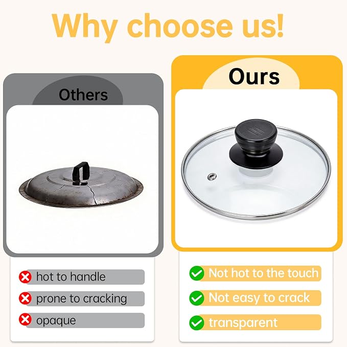 6.9in Tempered glass cover - compatible with aroma Rice Cooker （ARC-363NG）