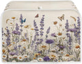 Wild Floral Flowers Two Slice Toaster Cover, Kitchen Small Appliance Covers Home Table Decoration Microwave Oven Dustproof Cover Keep From Dirty Stain