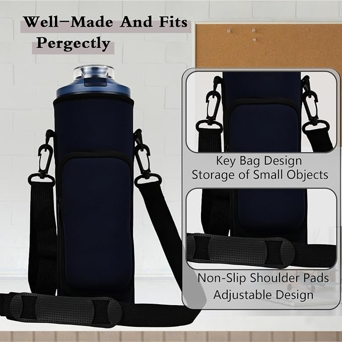 Portable Blender Storage Bag Sleeve for Ninja Blast Max Portable Blender | with Shoulder Strap and Accessory Pocket for Ninja Blast Max BC251NV/BC251GY/BC251MT/BC251PK/BC251LD Portable Blender