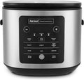 AROMA® 20-Cup Slow Cook Rice Cooker and Brown Rice Cooker with Lift-Out Pot Handles and Silicone Storage Lid — PFAS-Free CoreCoat™ Ceramic