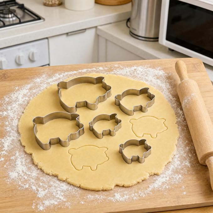 Cookie Cutters, 5 Pack (Pig)