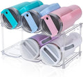 spospo Stackable Water Bottle Organizer for Stanley 40 oz Tumbler | Water Bottle Holder for Cabinet, Pantry Kitchen Organizers and Storage for Stanley Cup Accessories, Tumbler Organizer, 2 Pack