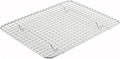 Winco Pan Grate, 8-Inch by 10-Inch,Chrome, Half Size | Baking support, Foodservice, Great for Steam Tables, Buffets and Food Preparation