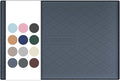 URMONA 31" x 22" Waterproof Silicone Mat in Multiple Sizes & Colors, Under Sink Mat for Kitchen & Bathroom, Pet Food Pad for Dogs & Cats, Kitchen Cabinet Liner, Multi-Purpose for Storage(Dark Grey)