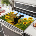HOMETITUTE Sunflower Dachshund Stove Top Cover 28x20 Diatomite Heat Resistant