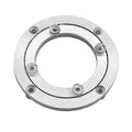 Aluminium Alloy Turntable Bearing, Heavy Duty Swivel Turntable Lazy Susan Rotating Bearing Turntable Round Dining Table Smooth Swivel Plate Hardware, 4"