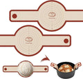 Silicone Bread Sling for Dutch Oven, 2-Pack Reusable Sourdough Baking Mats | Non-Stick Silicone Dutch Oven Liner with Long Handles for Easy Bread Transfer, Sourdough Baking, Quick Cleaning and Daily Use