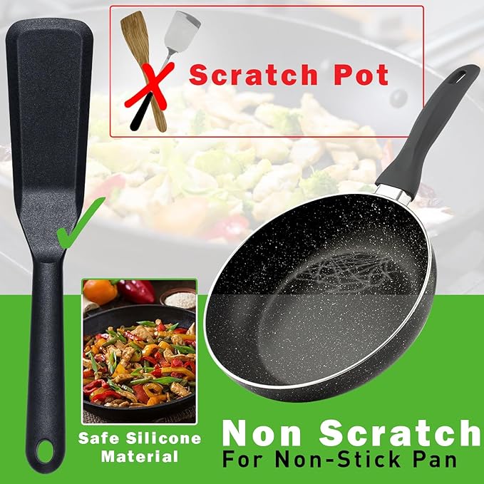 Eggssentials Egg Poacher Insert Stainless Steel Poached Egg Cooker Eggs Poaching Cup PFOA Free Egg Poachers Nonstick, Egg Spatula is Heat Resistant Non-Stick Pancake Spatula