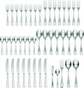 Oneida Icarus Satin 45-Piece 18/0 Silverware Set for 8, Flatware
