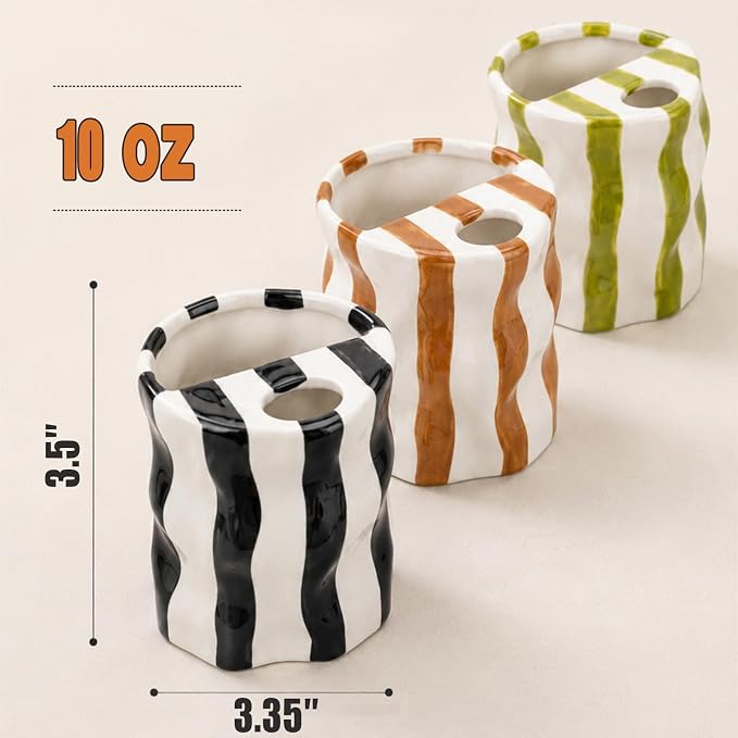 Espresso Cups Ceramic Coffee Mug Series European Striped Dot Coffee Cup And Saucer Mug Cake Plate Afternoon Tea Set Tea Cup And Saucer (Orange 2)