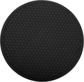 Silicone Microwave Mat, 11.8" x 11.8" Non-Slip Silicone Trivet, Heat Resistant Multifunctional Mat for Kitchen, Non Stick Turntable Mat, Black 1 Pcs