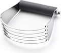 Spring Chef Large Dough Blender For Baking - Durable Pastry Blender - Gray | Heavy Duty Dough Mixer Hand Tool w/ Stainless Steel Blades, Professional Pastry Cutter Tool for Easy Mixing, Dishwasher Safe