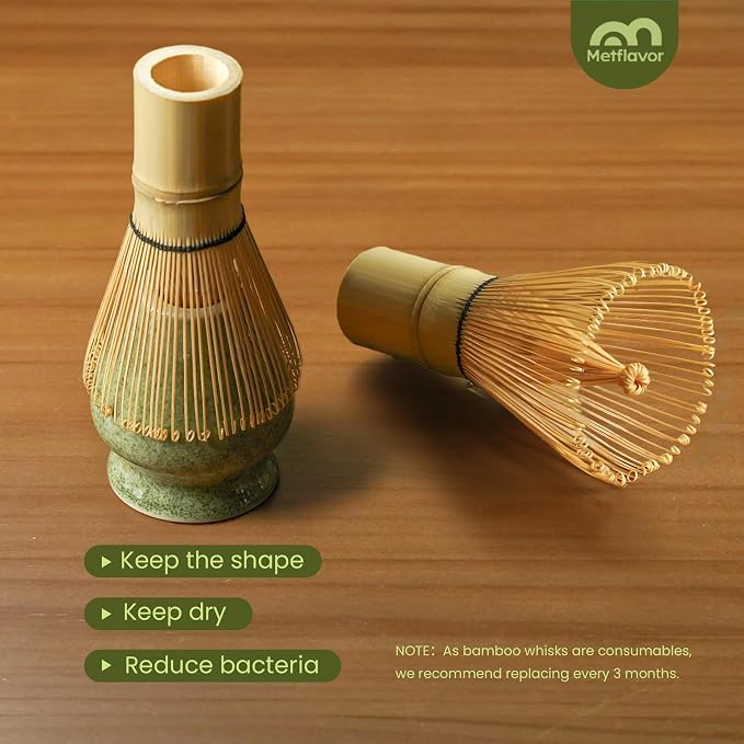 Matcha Whisk Set, Ceramic Bowl Matcha Kit & Handcrafted Bamboo Chasen, Complete 5 Pcs Matcha Set Whisk and Bowl, Stainless Steel Sifter, Bamboo Scoop & Holder for Matcha Lovers | Complete 5 Pcs Matcha Set Whisk and Bowl, Stainless Steel Sifter, Bamboo ...