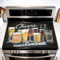 Cheers Beer Bar Chalkboard Stove Top Cover 28.35x20.47in Man Cave | Cheers beer bar chalkboard stove top cover 28.35x20.47 in; man cave cooktop mat dishwasher safe machine washable