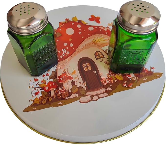 Kerixi Electric Stove Burner Covers Range Top For Expanding Counter Space Stovetop Decor (Mushroom)