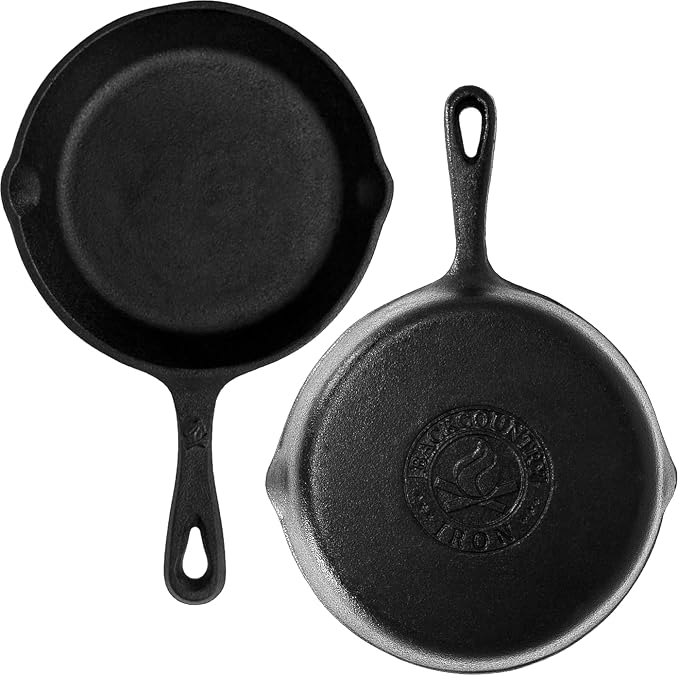 6-1/2 Inch Round Small Pre-Seasoned Cast Iron Skillet