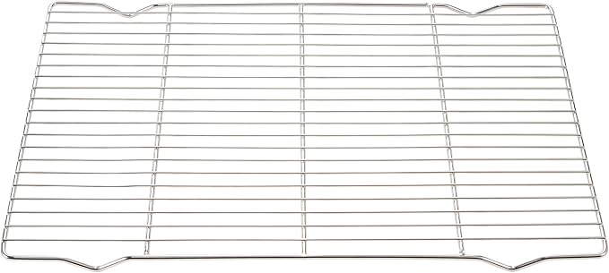 2-Pack Cooling Racks for Baking, 10x15 Inch, Heavy Duty Stainless Steel Wire Cookie Rack Fits Half Sheet Pan, Oven Safe Cooling Rack Set, Dishwasher Safe & Non-Toxic