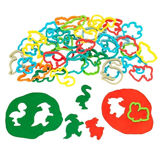 Colorations Assorted Dough Cutter Set, 41 Pieces, Ages 3+, Pre-K | Sensory Play Accessories & Tools, Classroom Essentials