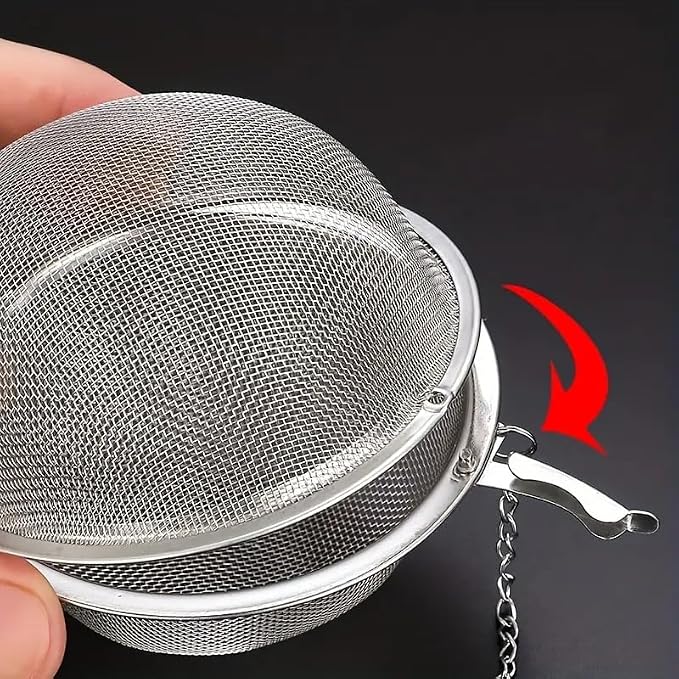 Stainless Steel Mesh Tea Ball, Extra Fine Mesh Tea Infuser for Loose Leaf Tea, Tea Strainers Tea Infuser Strainer Filters for Tea 3piece set